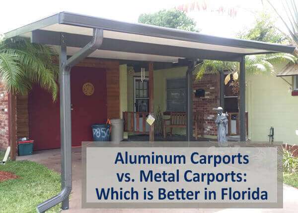 Aluminum Carports vs. Metal Carports: Which is Better in Florida