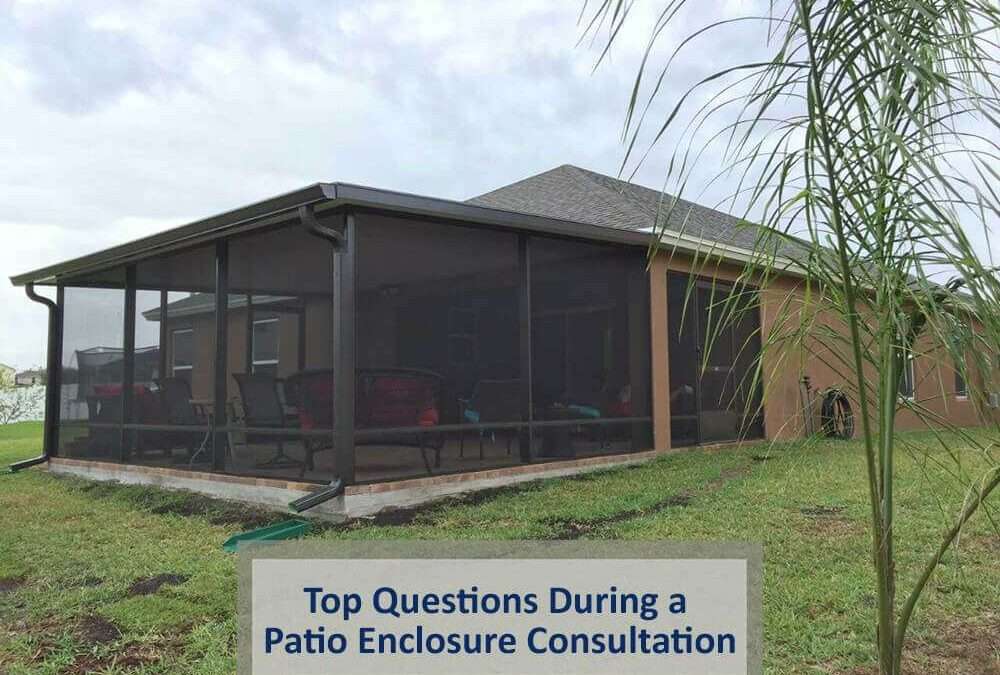 Top Questions During a Patio Enclosure Consultation