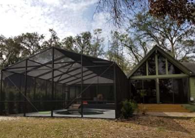 gable style pool enclosure