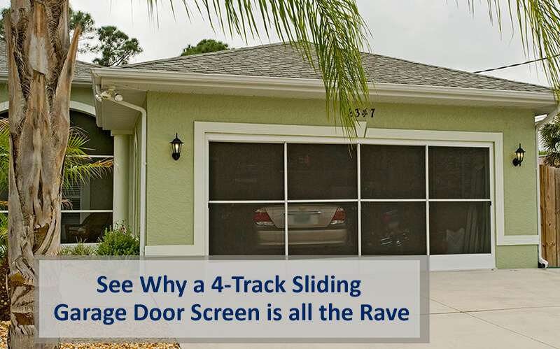 See Why A 4 Track Sliding Garage Door Screen is all the Rave