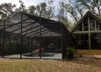 gable style pool enclosureR