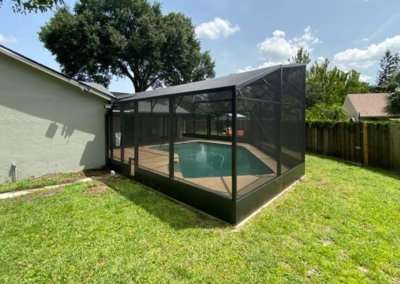 custom shape pool enclosure