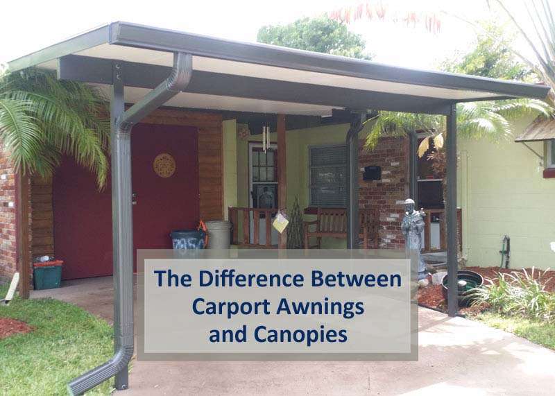The Difference Between Carport Awnings and Carport Canopies