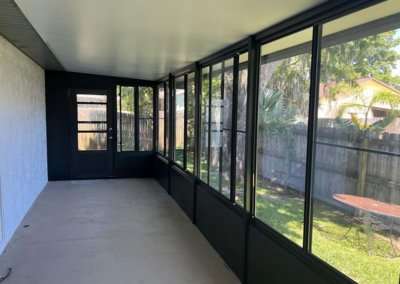 sunroom with insulated windows - interior