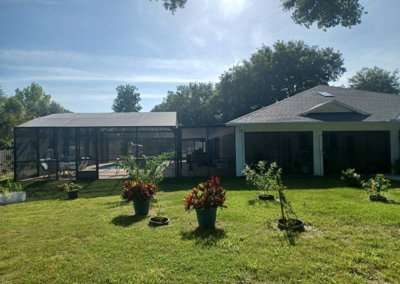 dome pool enclosure with patio roof - mims