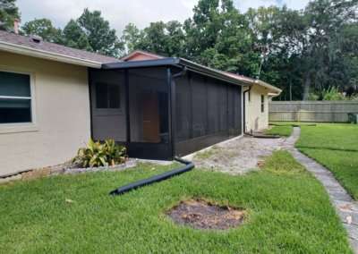 lanai screen enclosure side view