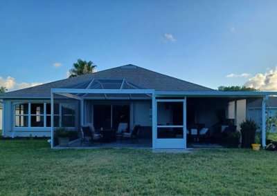 panoramic screen enclosure front view