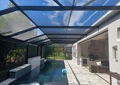 sanford extended pool enclosure and lanai