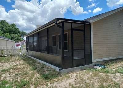 Sanford screen room with insulated roof