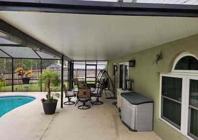 Orlando Pool Enclosure with covered patio