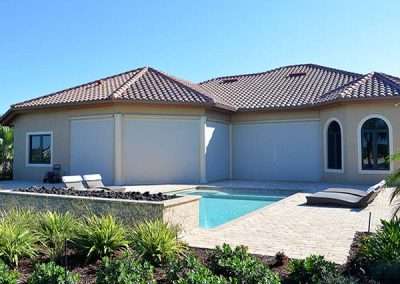 titan retractable screen - toned color