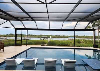 Panoramic Screen Enclosure with poolview