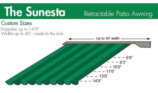 Sunesta Retractable Patio Awnings