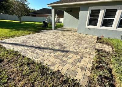 Paver Patio Extension
