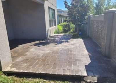 backyard paver patio