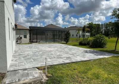 extended paver patio