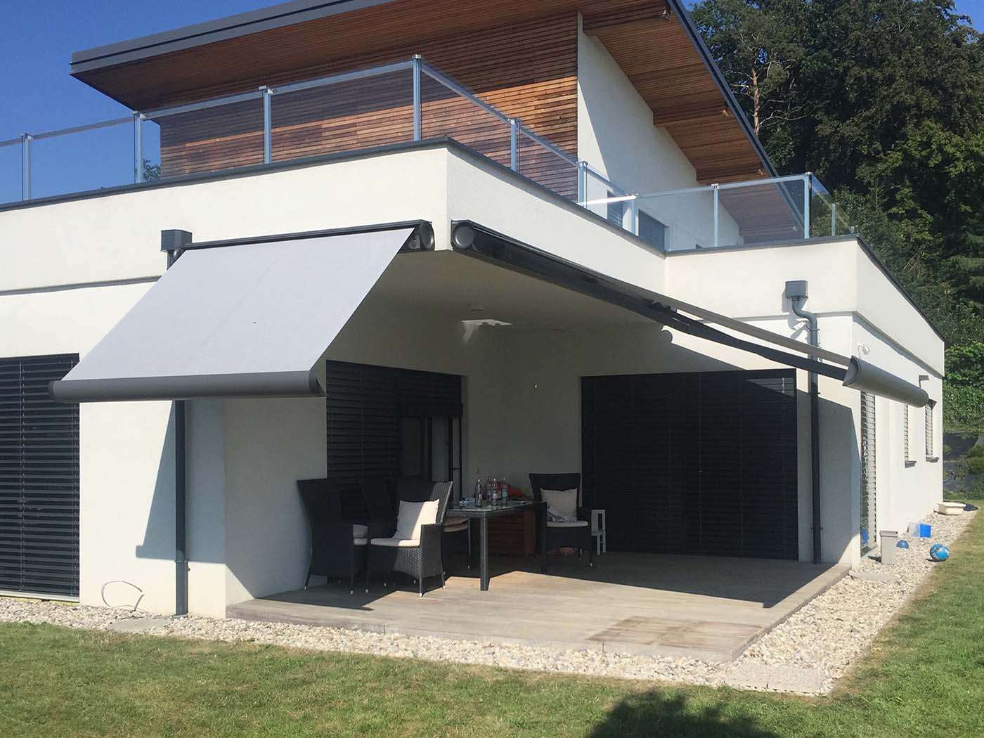 Feng Corradi Shade Awning - open