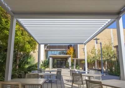 louvered pergola