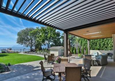 louvered pergola