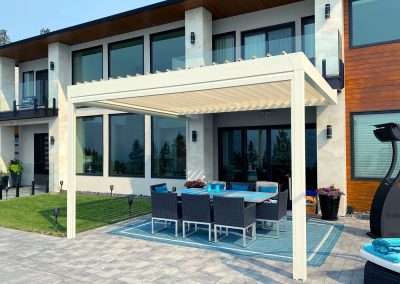 louvered pergola