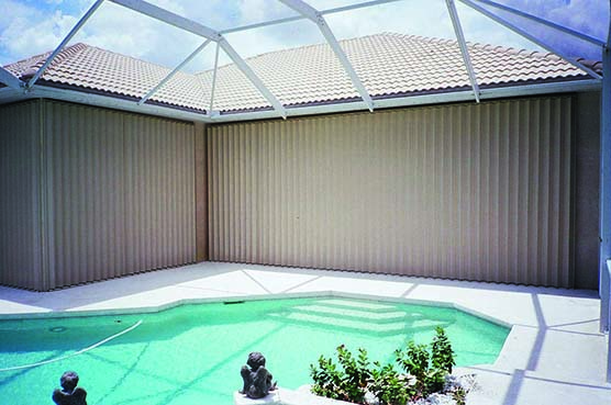 residential accordion shutters