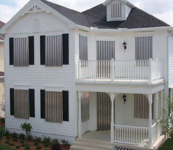 storm shutters after