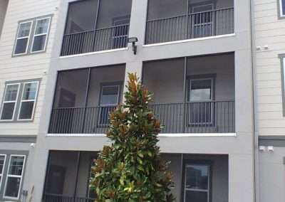apartment balcony screened in