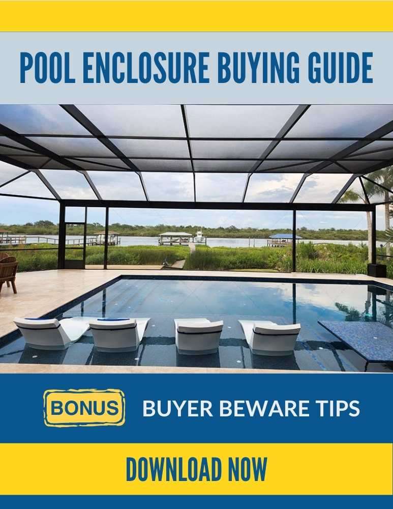 Pool enclosure buying guide CTA