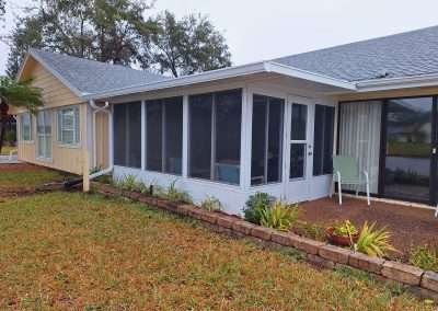 Roof replacement, kick plate, and windows