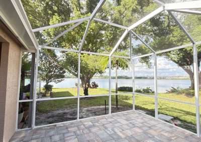 Screen Enclosure in Orlando with a view