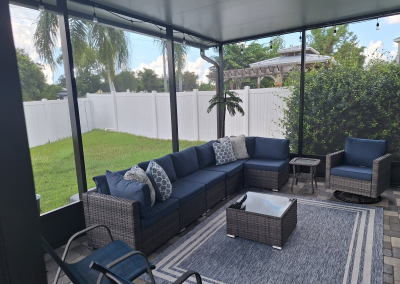 Screen Room Enclosure Inside View